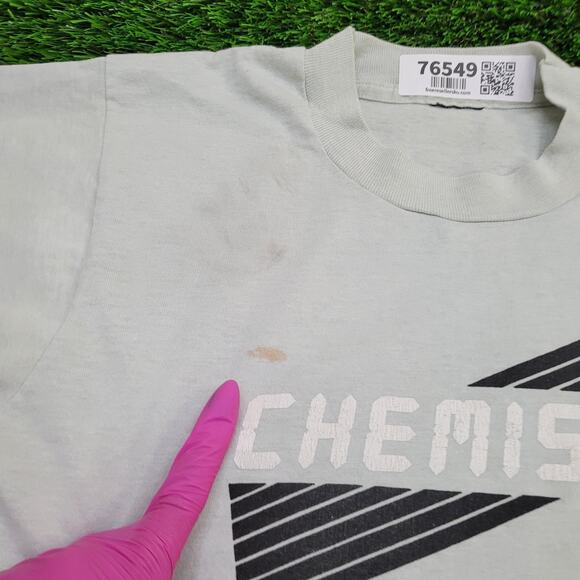 Vintage Chemistry Shirt Small 18x25 Rock-And-Roll - Picture 6 of 14